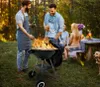 Grill ogrodowy węglowy na kółkach zamykany półka BBQ 1014 Podgląd zdjęcia produktu 9