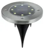 Lampa ogrodowa solarna 8 LED najazdowa czujnik zmierzchu Podgląd zdjęcia produktu 3