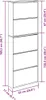 vidaXL Scarpiera con specchio 5 scomparti rovere marrone Anteprima dell’immagine prodotto 8