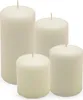 Echtwachs Stumpenkerzen 4er Set - elfenbein - Advents Produktbild-Vorschau 1