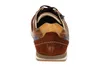 The back view of a brown leather sneaker. Produktbild-Vorschau
