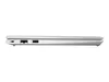 Side view of a silver laptop on a white background. Voir les images du produit