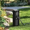 Prise électrique Ledvion, indice de protection IP44, noire, Voir les images du produit 6