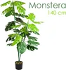 Decovego Künstliche Monstera, Kunstpflanze, 140 cm, Produktbild-Vorschau 1