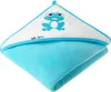 Asciugamano per bambini 100x100 Akuku turchese con rana Anteprima dell’immagine prodotto 1