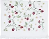 Clayre & Eef Gästehandtuch 40x66 cm Weiß Rot Baumwolle Produktbild-Vorschau 1