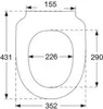 Pressalit 776000-DA8999, Runde, Weicher Toilettensitz, Produktbild-Vorschau 4
