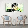 Triptychon auf leinwand grüne menschen 60x40 cm Feeby grün Produktbild-Vorschau 2