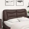 CLORIS Kopfteil-Kissen Braun 140 cm Kunstleder - Kopfteile Produktbild-Vorschau 3