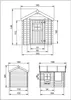 Timbela Maison de jeu en bois pour enfants - Maison de jeu Voir les images du produit 6