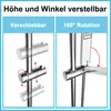 JOHO Höheverstellbare Duschstange mit Handbrausehalter Produktbild-Vorschau 7