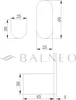Balneo | Handtuchhaken Edelstahl silber INOX | Produktbild-Vorschau 3