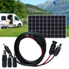Wetterfestes Solarmodul-Anschlusskabel: MC4-komp. auf DC Produktbild-Vorschau 1