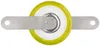 A close-up, top-down view of a single AAA battery with metal tabs attached for soldering. Podgląd zdjęcia produktu
