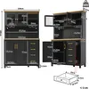 Szafka kuchenna Buffet 105,5 x 40 x 180 cm – kredens w Podgląd zdjęcia produktu 6