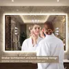 Specchio da bagno COSTWAY con illuminazione, specchio da Anteprima dell’immagine prodotto 8