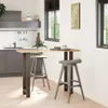 vidaXL Nogi do stołu barowego ze stali naturalnej 2 szt. Podgląd zdjęcia produktu 1