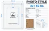 2er 3er 5er Pack Photo Style Set Bilderrahmen Wanddeko Produktbild-Vorschau 4