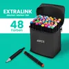 Extralink Alkoholmarker Set 48 Filzstifte mit Tasche Produktbild-Vorschau 2