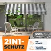 KESSER® Klemmmarkise mit Handkurbel Balkon, Balkonmarkise Produktbild-Vorschau 4