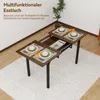 Puluomis Rozkládací jídelní stůl 110-149 cm nastavitelný, s Náhled obrázku produktu 6