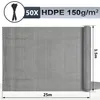 Zaunblende Sichtschutz 150g/m² HDPE Schattiernetz Produktbild-Vorschau 2