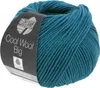 A ball of teal yarn on a white background. Produktbild-Vorschau