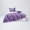HOMESCAPES Copriletto Marocco, a righe viola, 150 x 200 cm Anteprima dell’immagine prodotto 3