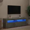 vidaXL TV skříňka s LED osvětlením Betonová šedá 120x35x40 Náhled obrázku produktu 2