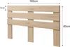 Lermowood Bettkopfteil "Z1" 180x80cm Geflammt –Elegantes Produktbild-Vorschau 2