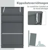 A product image showing a cabinet with safety instructions and a diagram of a child near a tipping cabinet. Náhled obrázku produktu