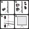 PANTERA | Stativleinwand | 200 x 200 cm | 111" | 1:1 | Produktbild-Vorschau 7