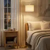VASAGLE Stehlampe modern mit höhenverstellbarem Bogen, Produktbild-Vorschau 2