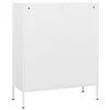 vidaXL Úložná skříň bílá 80x35x101,5 cm Ocel Náhled obrázku produktu 1