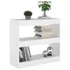 vidaXL Bibliothèque/séparation de pièce blanc 80x30x72 cm Voir les images du produit 5