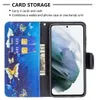 Für Samsung Galaxy S21 FE Kunst-Leder Handy Tasche Motiv 4 Produktbild-Vorschau 3
