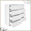 YUMEBLY Kommode mit 8 Schubladen | 100x97x40 cm | Schrank Produktbild-Vorschau 3