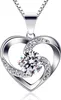 B.Catcher Kette Herz Damen Halskette 925 Silber Zirkonia Produktbild-Vorschau 1