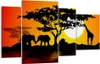 Bild auf Leinwand - Leinwandbild - Tiere Safari Savanne Produktbild-Vorschau 1