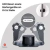 TECBULL® 6 Besenhalter Edelstahl - Schwaz, Mopp Halter, Produktbild-Vorschau 2