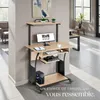 Bureau Fife 80x65,5x130,5cm - Bois clair industriel, Chêne Voir les images du produit 7