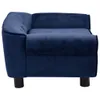 The Living Store Pohovka pro psy Blue 72x45x30 cm plyšová Náhled obrázku produktu 4