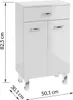 Domodomo armoire de toilette étroite sur pied - 85 x 50 x Voir les images du produit 3