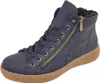 A single black high-top sneaker with a brown sole and gold zipper detail is shown against a white background. Produktbild-Vorschau