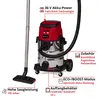 Aspiradora seca y húmeda Einhell Power X-Change TE-VC 36/25 Vista previa de la imagen del producto 23
