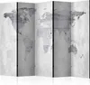5-teiliger Doppelseitiger Vlies Paravent - Concrete Map Produktbild-Vorschau 1