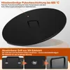 Peviasot, kryt na ohniště, průměr 75,5 cm, černý, ochranný Náhled obrázku produktu 3