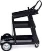 A black metal welding cart with multiple shelves and wheels, shown against a white background. Náhľad obrázku produktu
