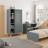 CALICOSY - Armoire 1 porte et 5 niches ouvertes H181 cm - Voir les images du produit 9