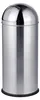 Relaxdays Mülleimer, 70 Liter, Push-Deckel, Edelstahl, Produktbild-Vorschau 1